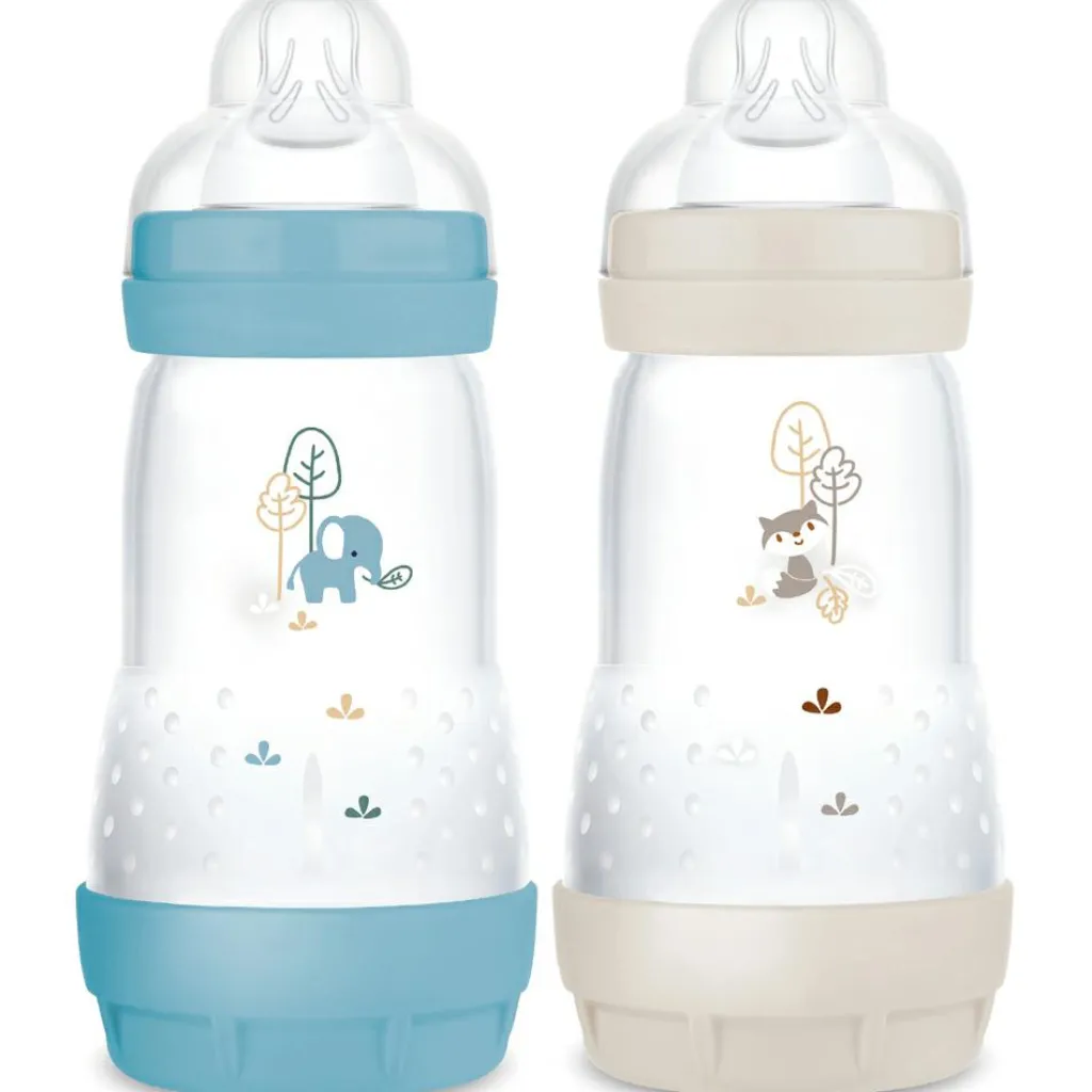 Hot 2 biberons Easy Start anti-colique 260ml Océan+Sable Tétine débit 2 Biberon