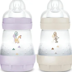 Online 2 biberons Easy Start anti-colique 160ml Lilas+Sable Tétine débit 1 Biberon