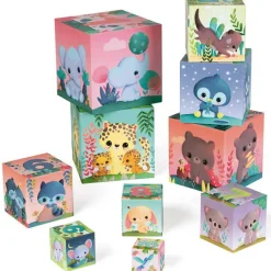 Online 10 cubes à empiler les animaux tout mignons Jouet À Empiler