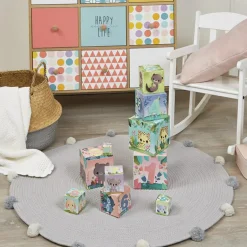 Online 10 cubes à empiler les animaux tout mignons Jouet À Empiler