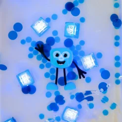 Discount 4 cubes lumineux Blair Bleu Jouet De Bain