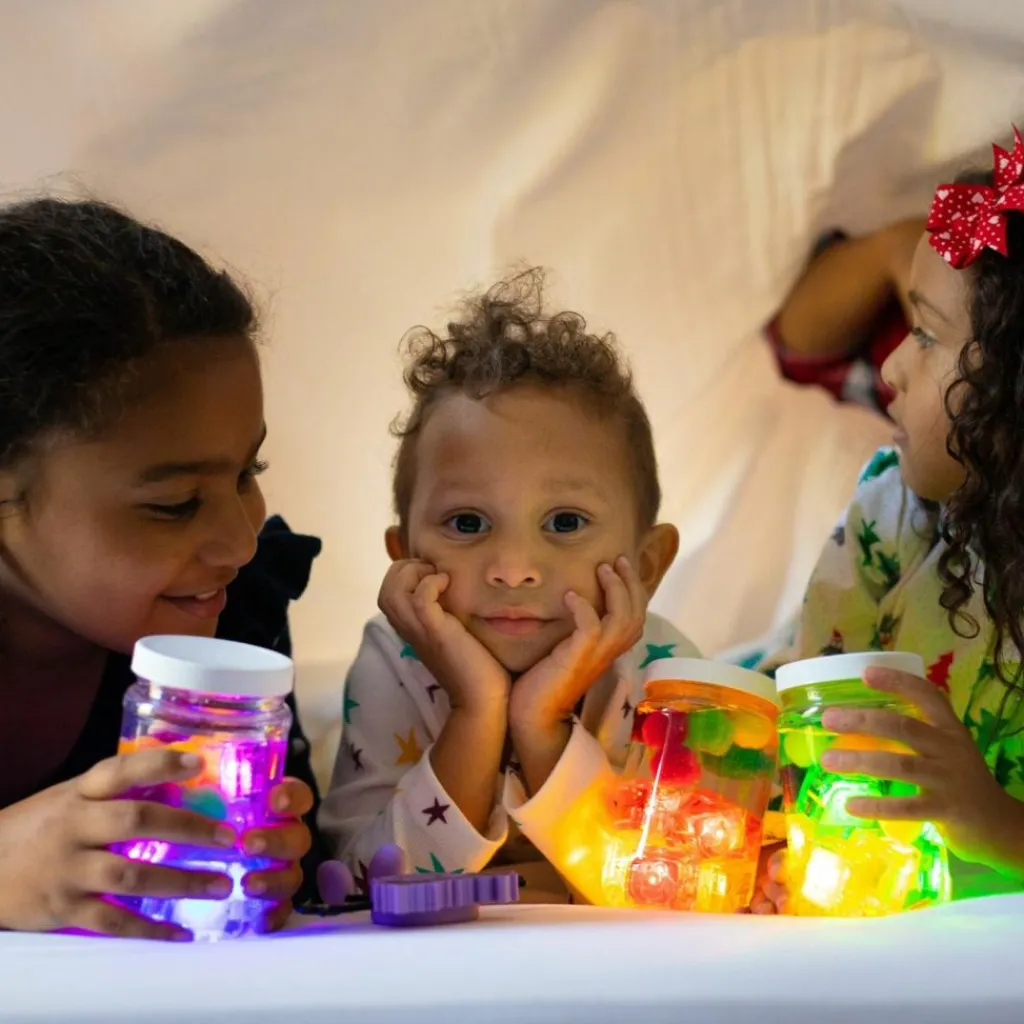 Glo Pals 4 cubes lumineux Pippa vert