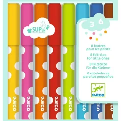 Djeco 8 feutres pour les petits