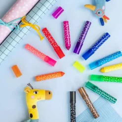 Moulin Roty 12 gros feutres pointes coniques Les Toupitis