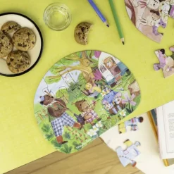 Moulin Roty 4 mini puzzles des repas Les Minouchkas (4x12 pièces)