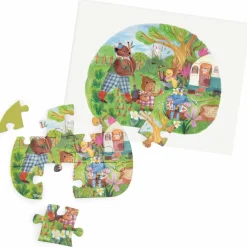 Moulin Roty 4 mini puzzles des repas Les Minouchkas (4x12 pièces)