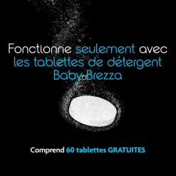 babybrezza 120 tablettes détergentes pour Bottle Washer Pro