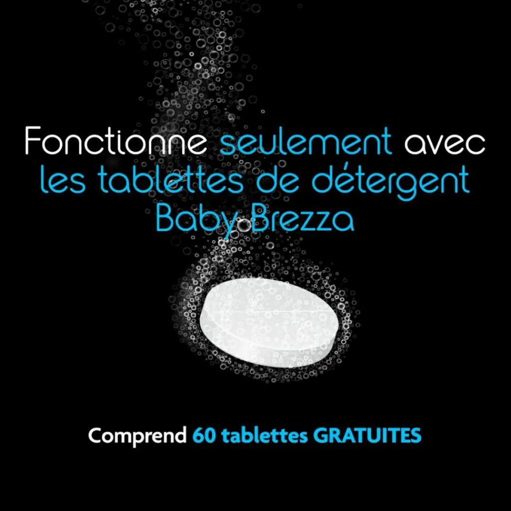babybrezza 120 tablettes détergentes pour Bottle Washer Pro
