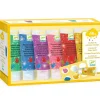 Djeco 6 tubes de peinture à doigt pailletée