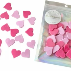 Ratatam Accessoires de vélo Petits Cœurs Rose