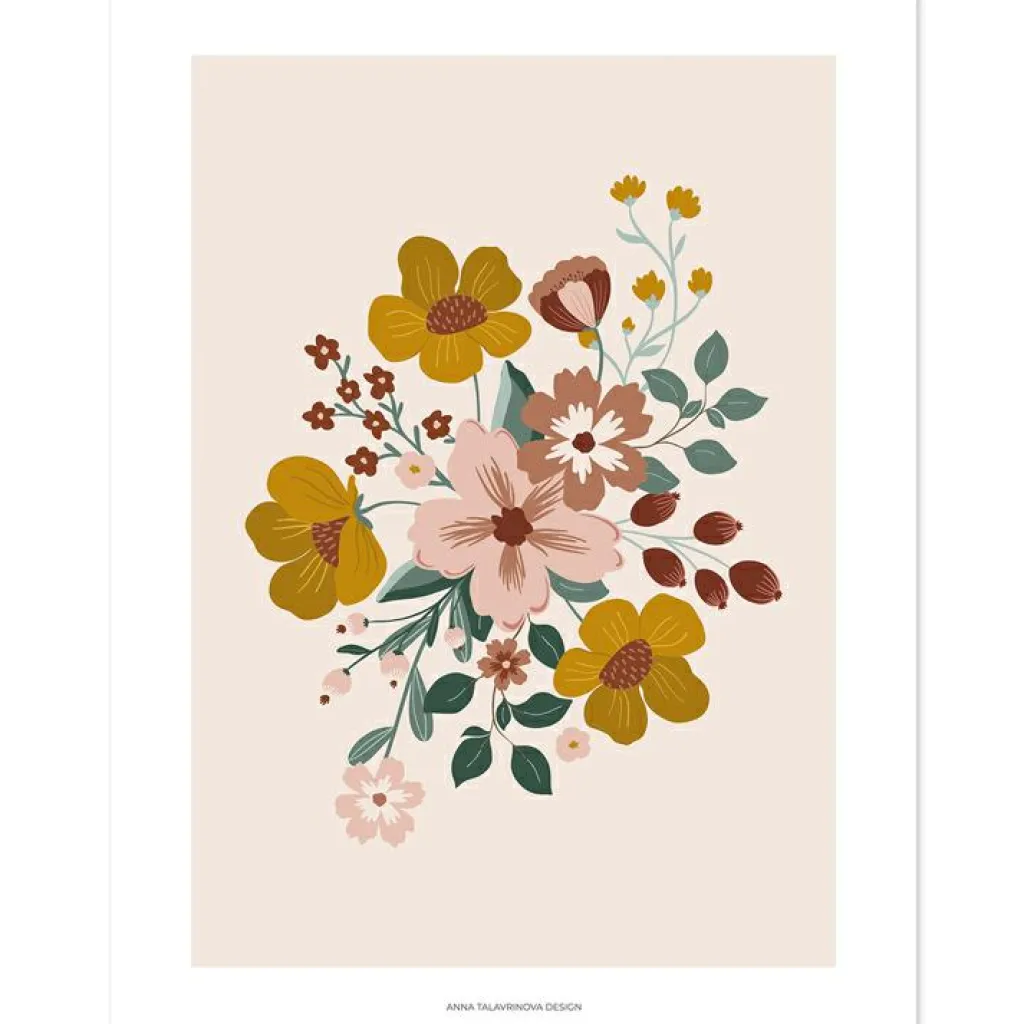 Lilipinso Affiche Autumn Blooming (30 x 40 cm)