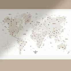 Outlet Affiche Carte du monde (61 x 91 cm) Affiche