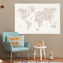 Outlet Affiche Carte du monde (61 x 91 cm) Affiche