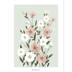 Lilipinso Affiche Eclosion florale (30x40 cm)