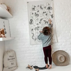 Rose in April Affiche en tissu L'abécédaire