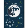 Papier curieux Affiche La Lune (A3)