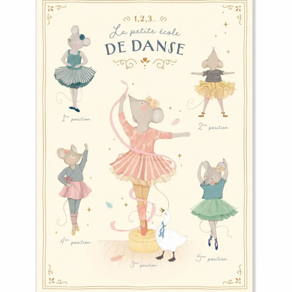 Affiche La petite école de danse (50x70 cm) Affiche