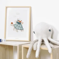 Lilipinso Affiche La tortue (30x40 cm)