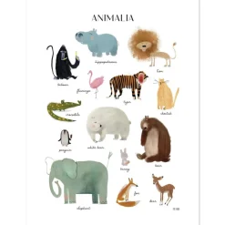 Lilipinso Affiche Les animaux (30x40 cm)