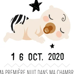 Les Petites Dates Affiche Mes Premières Fois Originale maman et papa (40 x 50 cm)