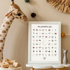 Hot Affiche Mes Premières Fois Souris Poudre maman et papa (40 x 50 cm) Affiche