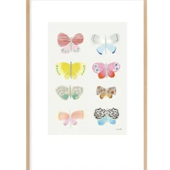 Sale Affiche papillons aquarelle (60 x 40 cm) Affiche