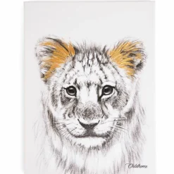 Childhome Affiche peinture lion or (30 x 40 cm)