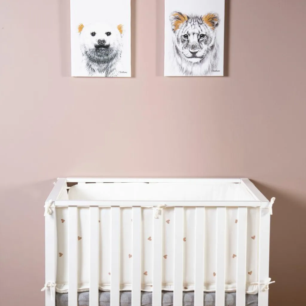 Childhome Affiche peinture lion or (30 x 40 cm)