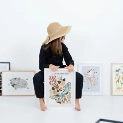 Lilipinso Affiche pieuvre Lady octopus (30 x 40 cm)