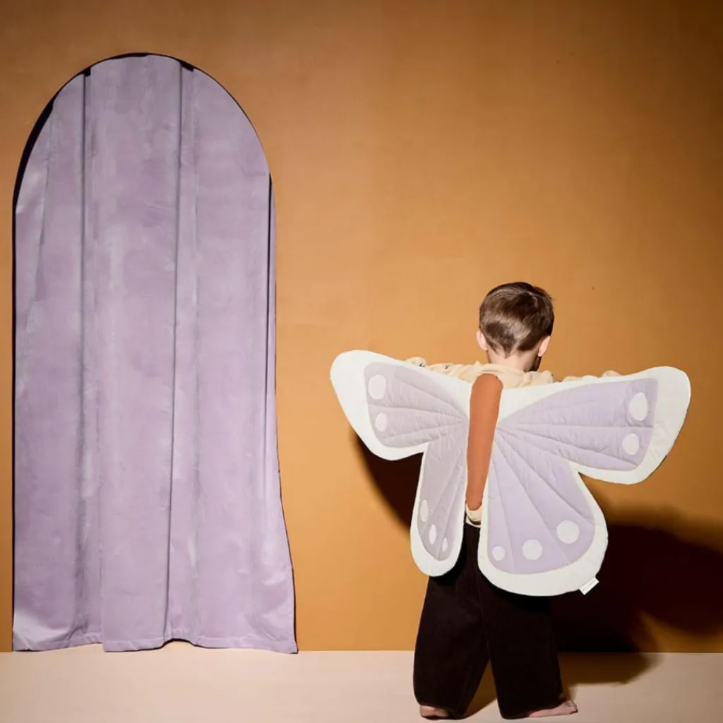 Kid's Concept Ailes de papillon Maxi Violet Dress-up