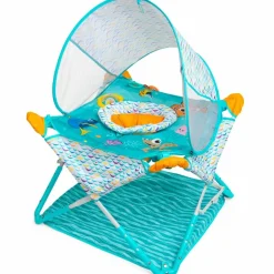Bright Starts Aire de jeu à rebonds portable et compact Nemo Pop'n