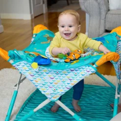 Bright Starts Aire de jeu à rebonds portable et compact Nemo Pop'n