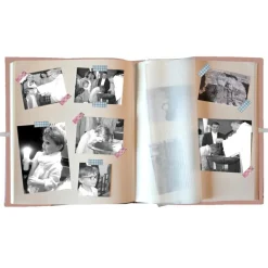 Les Griottes Album photo bébé Bleu pétrole (personnalisable)