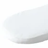 Best Alèse en coton bio blanc pour matelas de landau (72 x 33 cm) Linge De Berceau