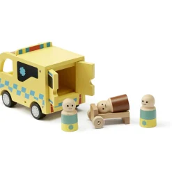 Best Ambulance en bois Aiden Petites Voitures, Véhicules Et Circuits