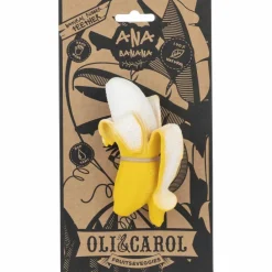 Oli & Carol Ana la banane de dentition latex d'hévéa