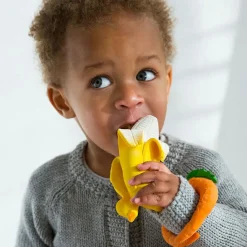 Oli & Carol Ana la banane de dentition latex d'hévéa