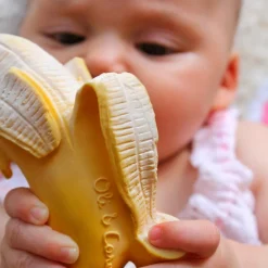 Oli & Carol Ana la banane de dentition latex d'hévéa
