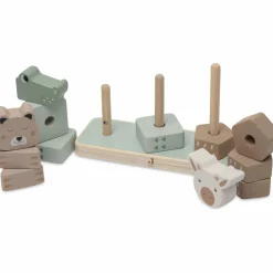 Jollein Animaux à empiler en bois Jungle Jambo