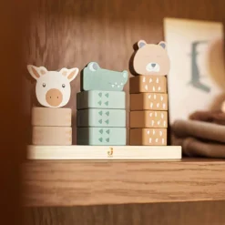 Jollein Animaux à empiler en bois Jungle Jambo