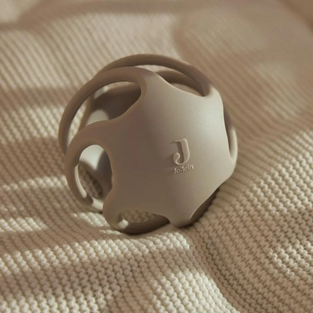 Jollein Anneau de dentition Balle Silicone Nougat