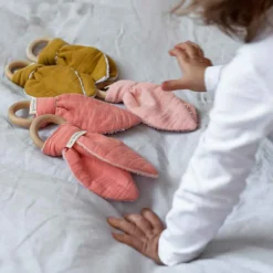 Discount Anneau de dentition en bois Beige (rosé personnalisable) Jouet / Anneau De Dentition