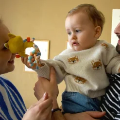 Les Déglingos Anneau de dentition en silicone Cyranos le Renard