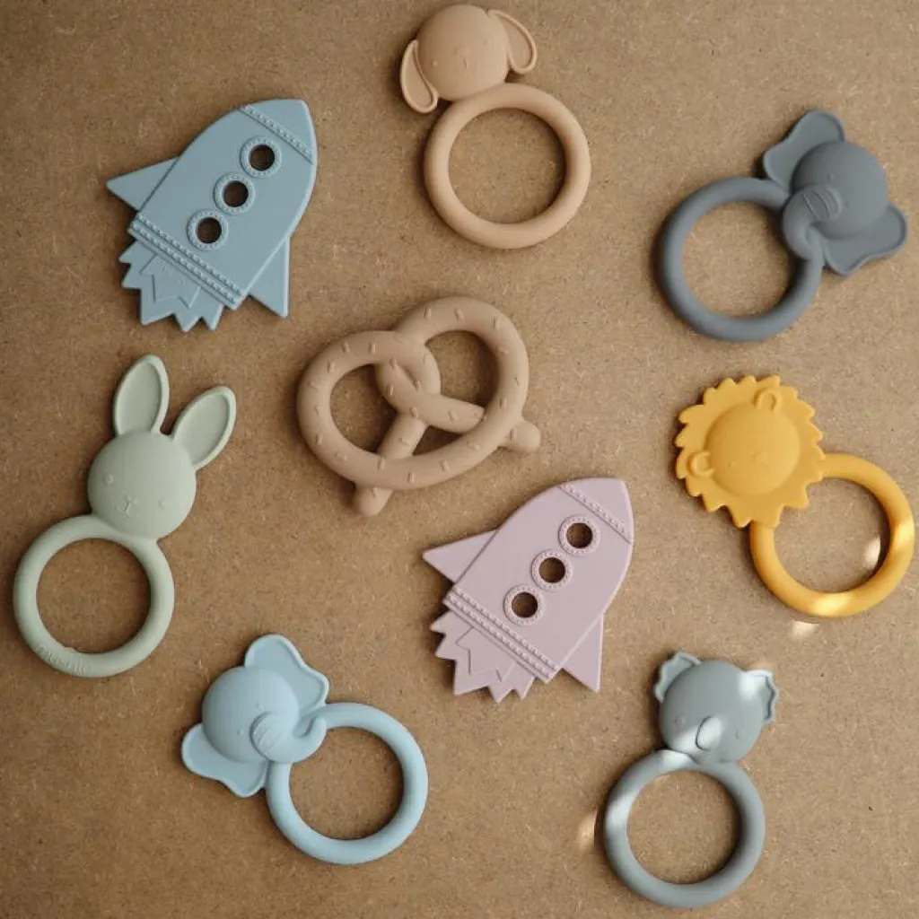 Online Anneau de dentition en silicone Éléphant Jouet / Anneau De Dentition