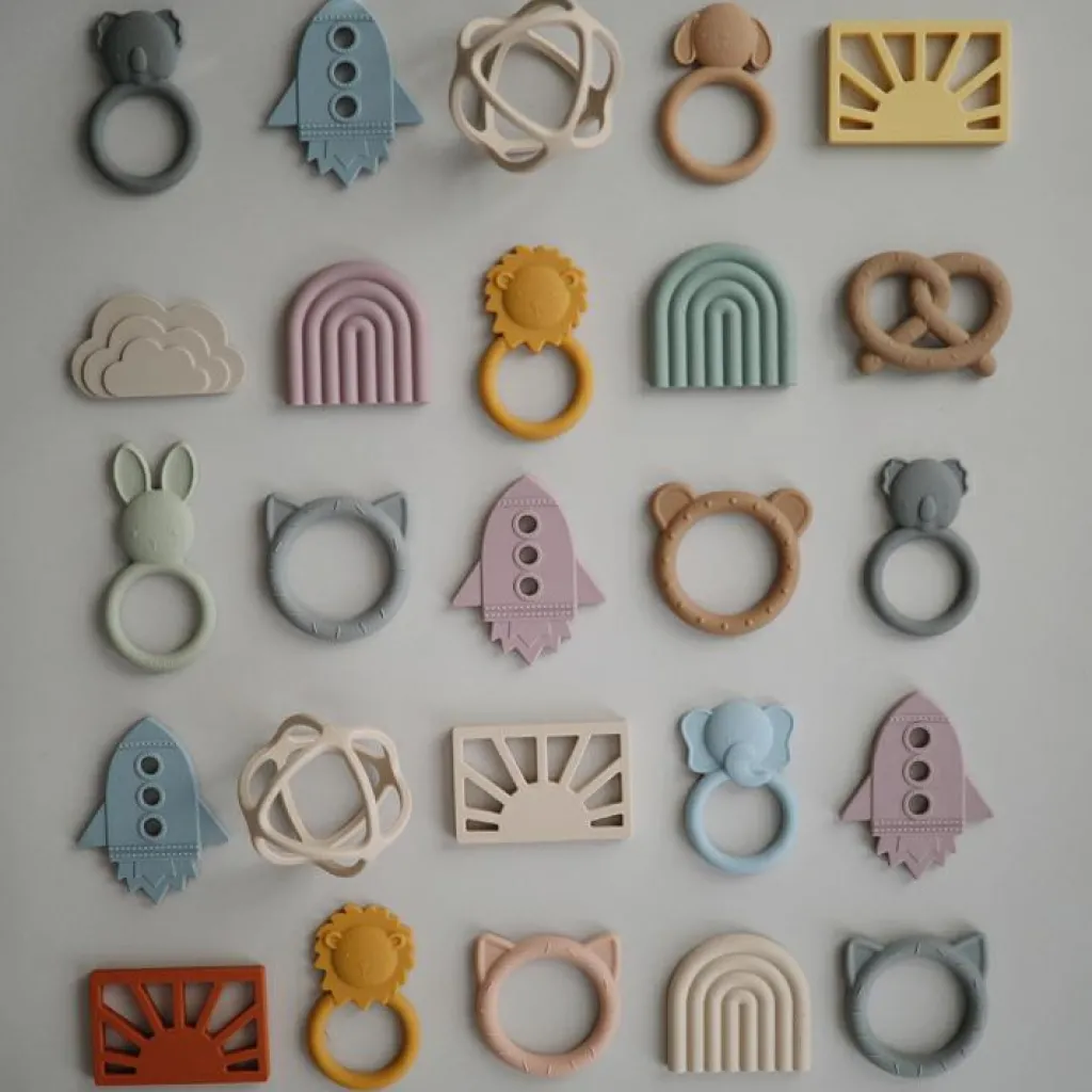 Online Anneau de dentition en silicone Éléphant Jouet / Anneau De Dentition