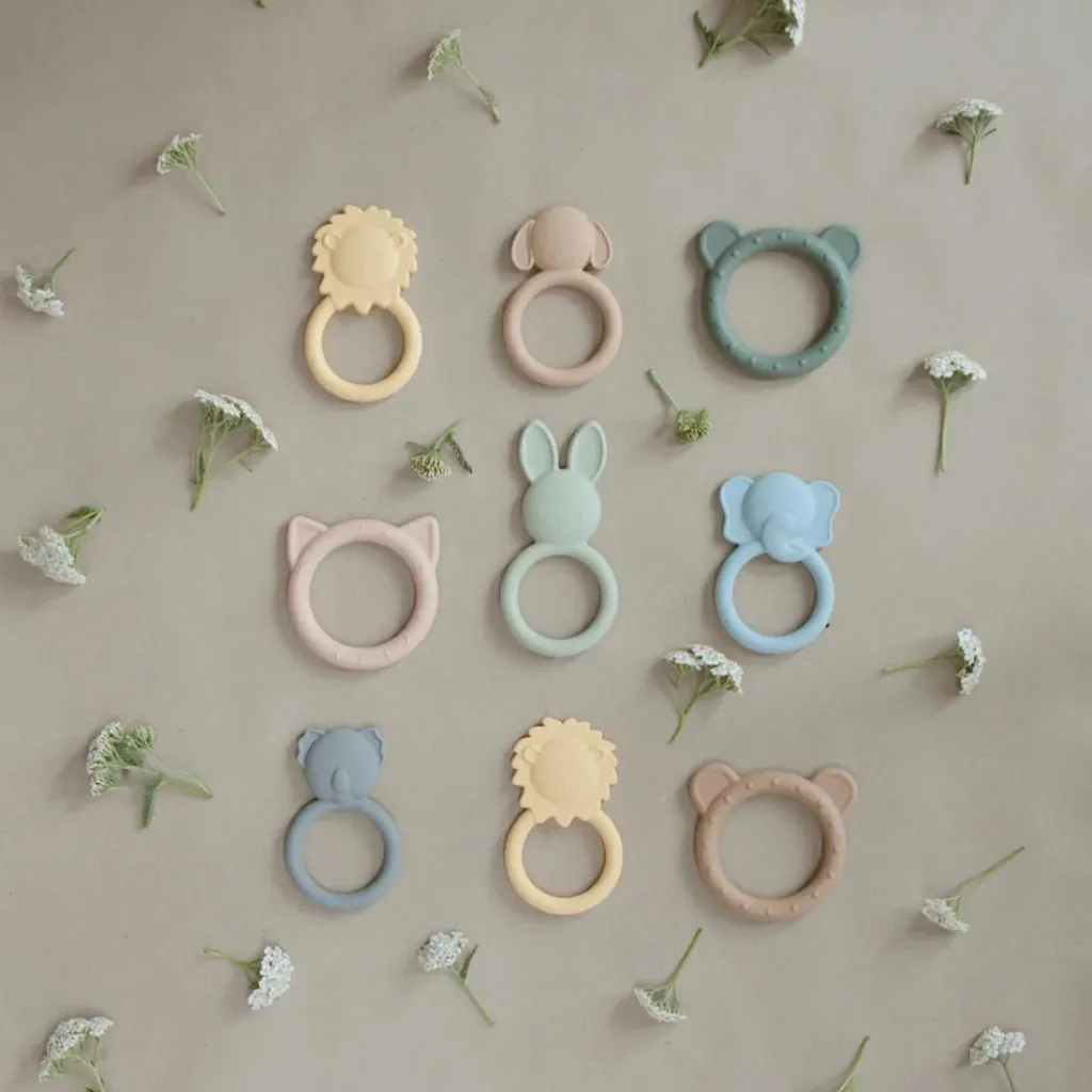 Online Anneau de dentition en silicone Éléphant Jouet / Anneau De Dentition