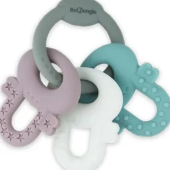 Bo Jungle Anneau de dentition en silicone clés