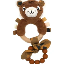 Les Déglingos Anneau de dentition en silicone Speculos le Tigre