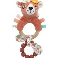 Les Déglingos Anneau de dentition en silicone Mélimélos la Biche