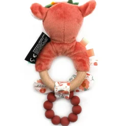 Les Déglingos Anneau de dentition en silicone Mélimélos la Biche